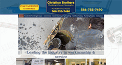 Desktop Screenshot of christianbrosplumbing.com