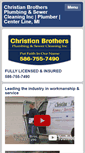 Mobile Screenshot of christianbrosplumbing.com